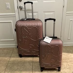 ful Disney's Minnie Mouse (29’- 21’)  2 Piece Textured Hard Sided Luggage